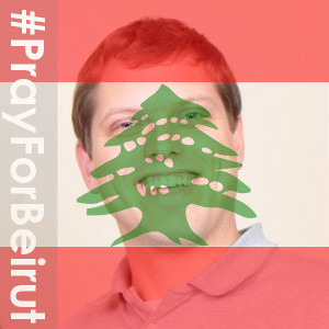 Pray for Beirut - Change Profile Picture to Support Lebanon with Lebanese Flag